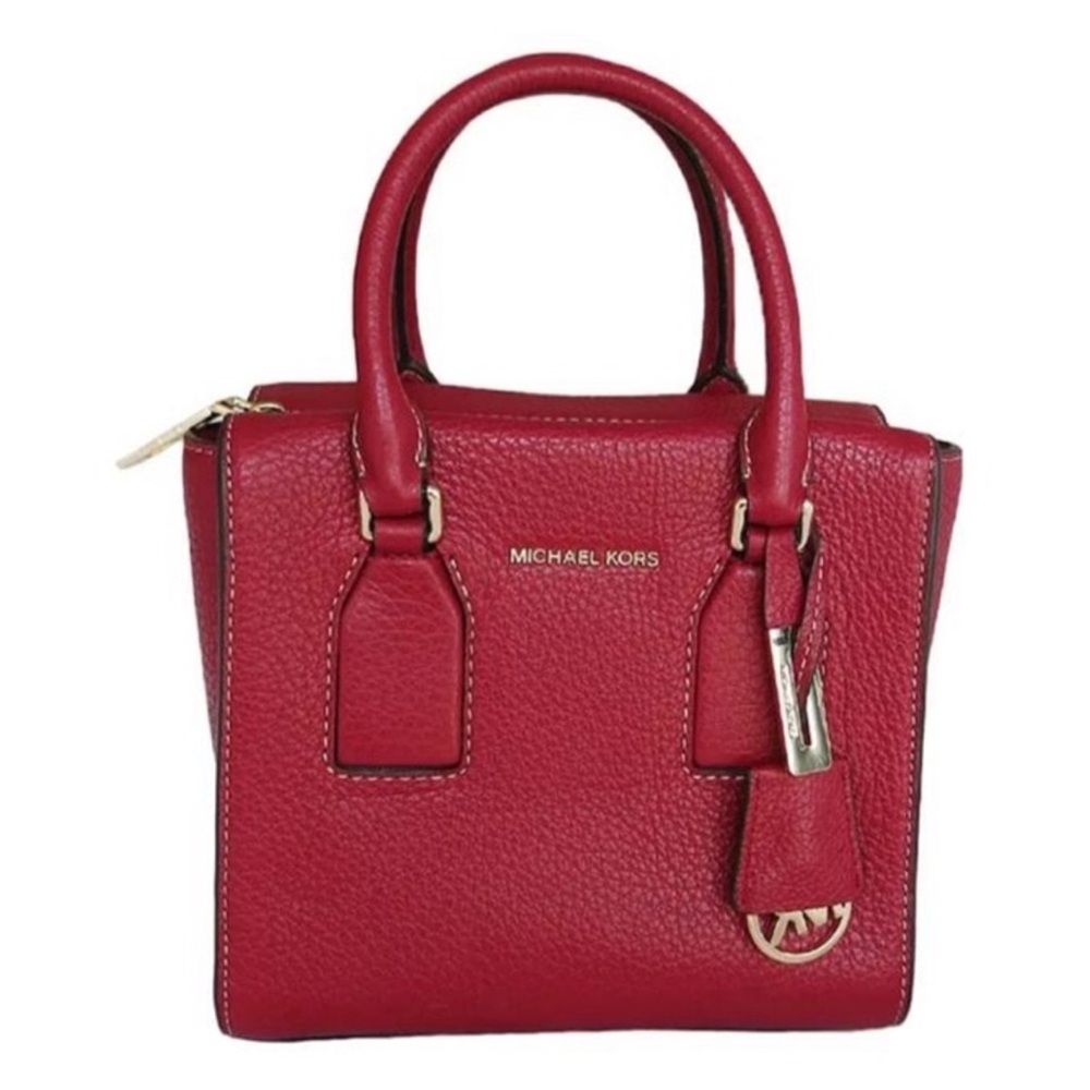 MICHAEL KORS LETHER GRAIN MEDIUM HANDBAG